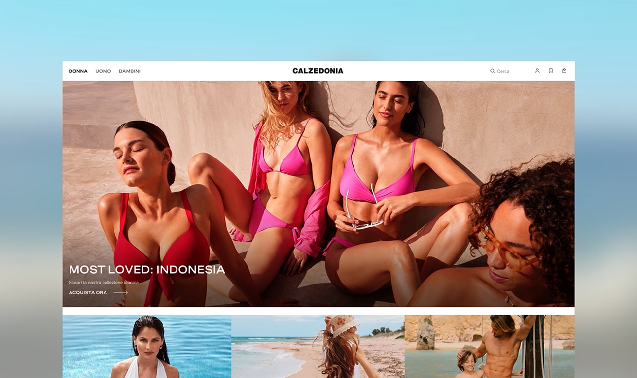 Calzedonia - A new digital image and e-commerce to match